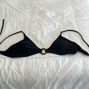 Black Triangle Bikini Top